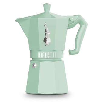 BIALETTI - Moka Exclusive pasztell - hagyományos kávéfőző - 6 adagos - zöld